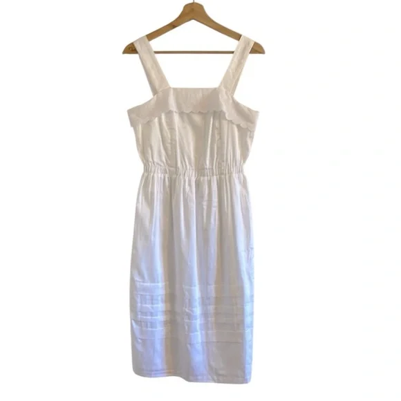 Cella & Flo Vivian Voile Lace Nursing Dress Women’s Size XS Midi Cotton‎ White - Picture 5 of 14